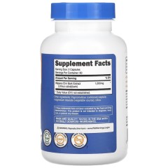 Nutricost, кора красного вяза, 1000 мг, 120 капсул (500 мг в 1 капсуле)